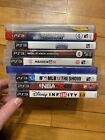 Sony PlayStation 3 PS3 Used Game Lot All TESTED Most With Manual Available