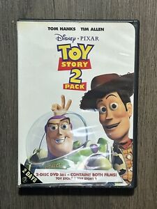 Disney Pixar Toy Story 1 & 2 DVD Set 2 Pack Animated Tom Hanks