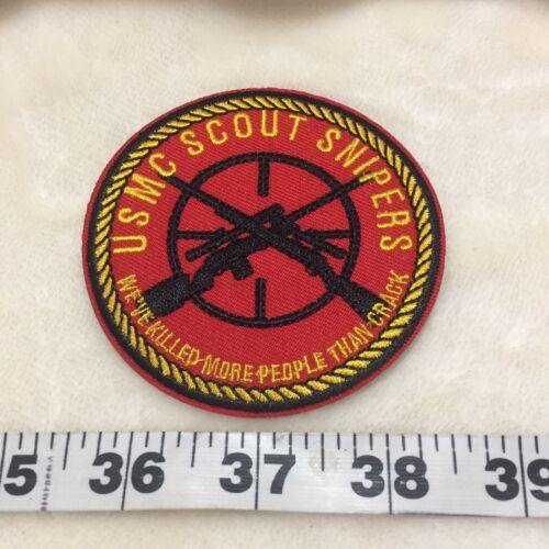 USMC Scout Snipers U S Marine Corps Iron On Patch New