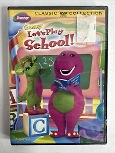 Barney Let’s Play School DVD 1999 - RARE OOP - Classic Collection - New Sealed
