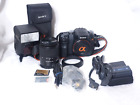 SONY ALPHA a100 10.2MP Digital SLR Camera w/ Accessories [TESTED]