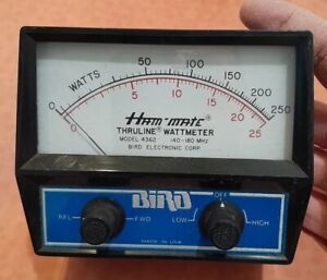 New ListingBIRD 4362 HAM MATE Thruline Wattmeter 25-250W Amateur Radio HAM Untested