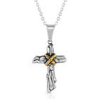 Montana Silversmiths Rugged Faith Cross - Accessories Jewelry Necklace - Nc3425