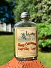 Frank Young Merry Christmas Pre-Prohibition Antique Whiskey Mini Bottle Hammond