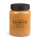 CROSSROADS Butter Rum Scented 2-Wick Candle, 26 Ounce