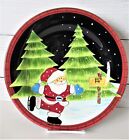 Gates Ware by Laurie Gates Santa Claus Platter Serving Dish Christmas 12