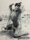 Rare Authentic BUNNY YEAGER Signed Photo 8” x 10” Pinup BETTIE PAGE Great Nude