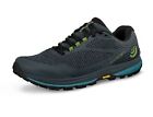 Topo Athletic Men's MT-4  Running Shoes, Grey/Blue, 8.5 D Medium US