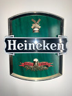 Heineken Plastic Beer Sign Vintage Design Import Beer Holland Man Cave