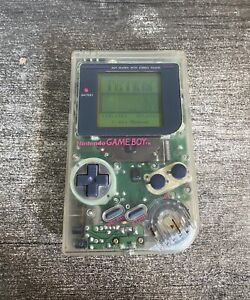New ListingWorks But Line In Screen - Nintendo Gameboy Clear Play It Loud Handheld Console