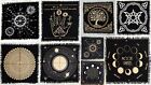 45 PS Witchcraft Card Square Table Cloths Wholesale Golden Altar Cloth Tarot Lot