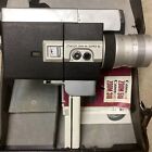 Canon Zoom 518 Super 8 Movie Video Film Camera With Instructions, Hard Case