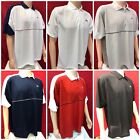 NWT Lacoste SPORT Zip Neck 100% Polyester Mens Polo Shirt size M,L,XXL, 3XL, 4XL