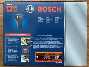 Bosch PS21-2A 12V Max Lithium-Ion 1/4