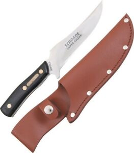 Schrade Old Timer Large Hunter Fixed Blade Knife Leather Sheath - SCH15OT