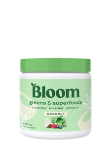 Bloom Greens and Superfoods Vitamin Powder - 9.14oz (0013B2) Exp 3/2025 Coconut
