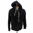 Polo Ralph Lauren Zip Up Hoodie Men’s Size Large Black Preowned Thermal