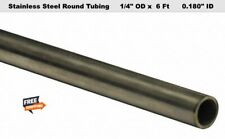 Stainless Steel Round Tubing  1/4