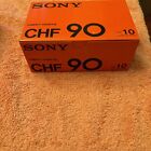New ListingSony CHF 90 “Compact  Cassette Tapes-Sealed Original Case-10 Total-Old