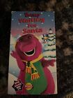 Barney Waiting for Santa VHS Tape 1992 Sing Along Lyons Group Christmas Cartoon