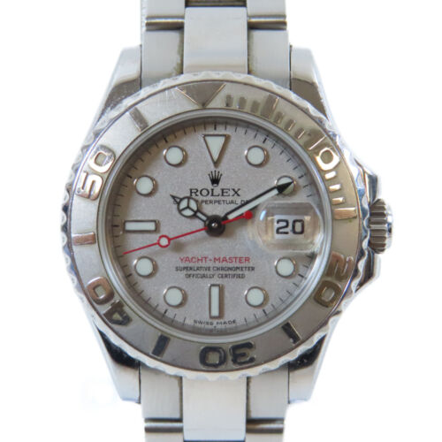 ROLEX Yacht Master Date Automatic Watch Stainless Steel Grey