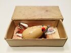 New ListingVintage Wooden Weller Mouse Fishing Lure, Box And Paperwork