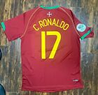 Portugal 2006 Retro RONALDO #17 Soccer Jersey -Size Large Men