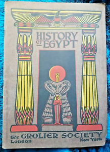 The Grolier Society, Ancient Egypt, Rare Salesman Sampler History of Egypt 1902