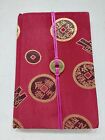 Chinese Coin Japanese Journal Daily Planner Red Oriental Gifts Book Fabric