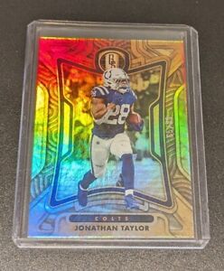 Jonathan Taylor #/99 2022 Panini Gold Standard Football #40 Indianapolis Colts