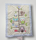 Wowelife Owl Hedgehog Baby Blanket Crib Quilt Owl Hedgehog Crib Bedding