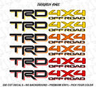 TRD 4x4 OFF ROAD Two Color Decals for Toyota Tacoma Tundra Truck 4WD Stickers