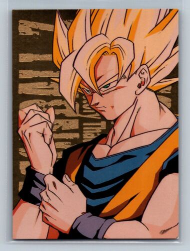 Dragon Ball Z - Super Saiyan Goku G-1 Gold Foil - 1999 Carddass JPP/AMADA