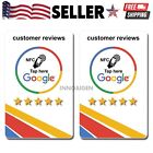 Google Review Get Reviews Digitally Card NFC (Contactless) 5 Pack PVC Card