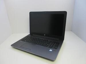 HP ZBOOK 15 G4 Laptop w/ Intel Core i7-7820HQ 2.90 GHZ + 4 GB | No HD/Battery