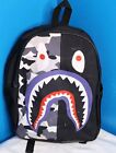 Customized Camo Hype Bape Shark backpack unbranded