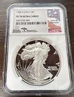 1986 S 1oz Proof American Silver Eagle NGC PF 70 Ultra Cameo Mercanti Signed.