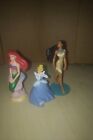 Disney Princess Lot Of 3 Cake Topper Ariel Cinderella Pocahontas