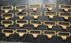 New Listing20x Vintage Advance Index Label Holder Drawer Pull Handles Apothecary Shop Brass