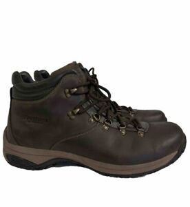 Dunham Men's Ludlow Brown Leather Plain Toe Waterproof Boot CH6297 Men’s Size 13