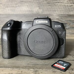 New ListingCanon EOS RP 26.2MP Mirrorless Digital Camera Black w/ Battery, & SD Card