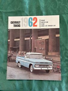 1962 Chevrolet Trucks Sales Brochure