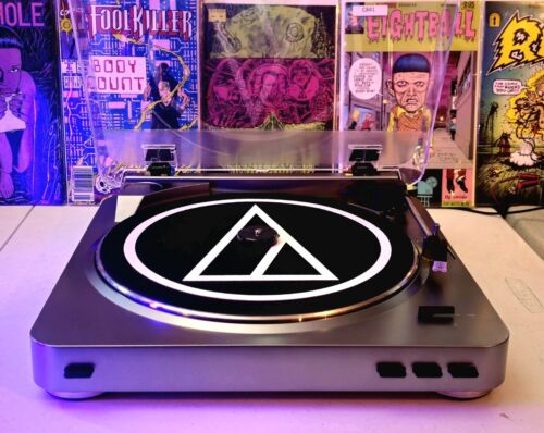 New ListingAudio Technica Record Player AT-LP60  Automatic Belt Drive Turntable Silver