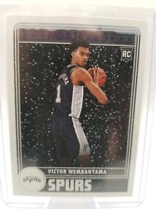 23 Victor Wembanyama Panini NBA Hoops Winter purple foil #298 Spurs  (RC)
