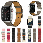 Genuine Leather Apple Watch Band For iWatch Series 8 7 6 5 4 3 2 SE 42/44/41/45