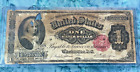 1891 $1 Martha Washington Large Size Note Silver Certificate Red Seal