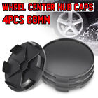 4pcs Universal Tyre Rim Hub Caps Cover Wheel Center Caps Car Accessories Black (For: Saleen)