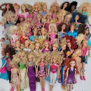 Huge Barbie Lot of 40+ Dolls With Extra Clothing Accessories Furniture And More!