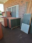 ST CHARLES  Vintage Kitchen Metal Cabinets with Wood tops