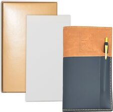 Weekly Pocket Calendar Organizer With Black & Gold Pen Attached | White 2024